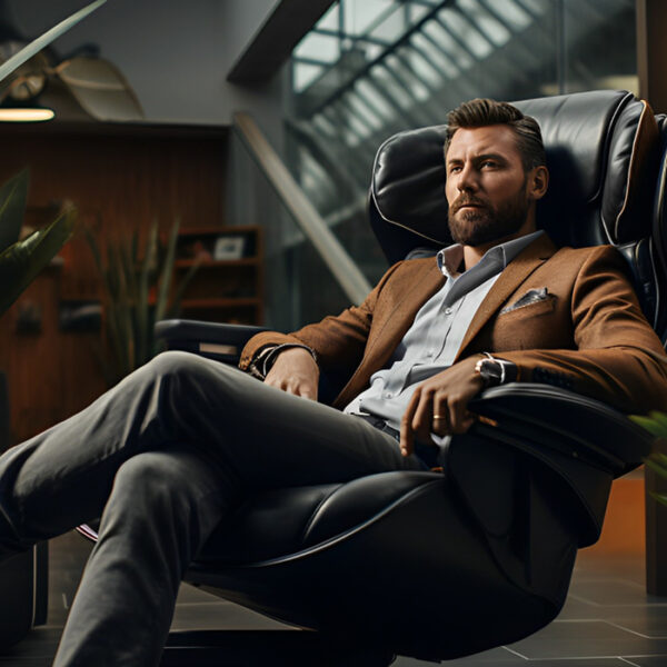 professional man dressed casually