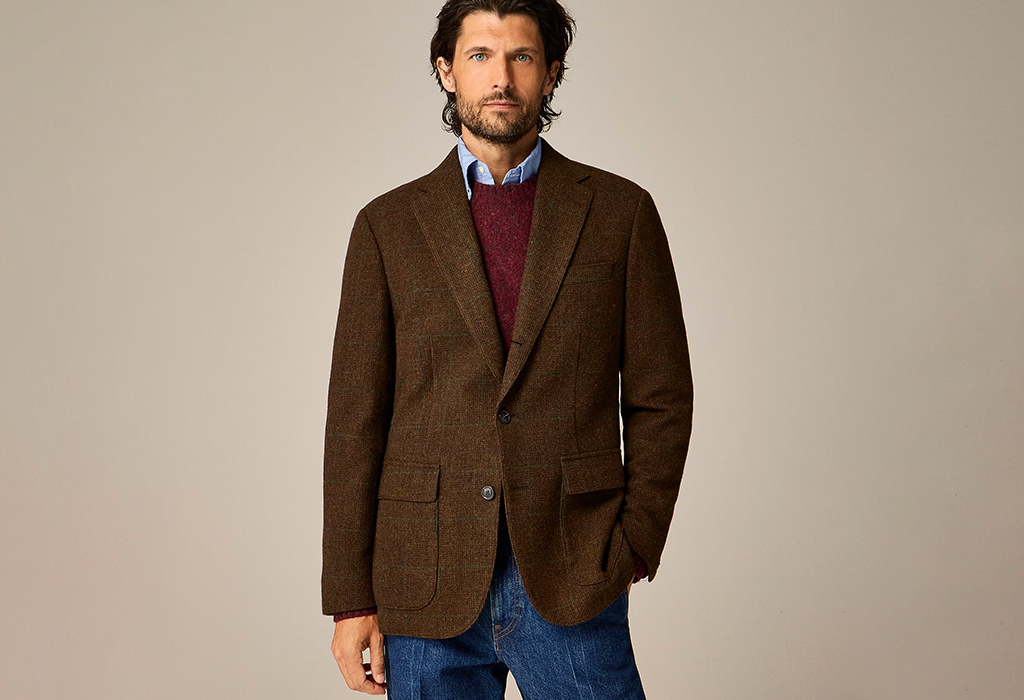 Crosby Classic-Fit Blazer in English Merino Wool by J.Crew